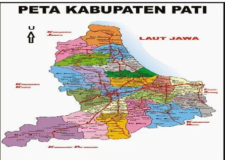 Gambar 1. Peta Kabupaten Pati 