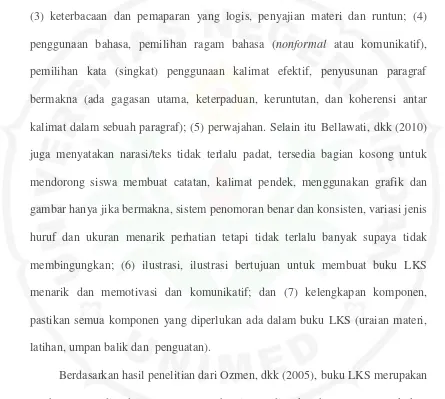 gambar hanya jika bermakna, sistem penomoran benar dan konsisten, variasi jenis