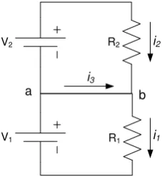 Gambar 2.9 Rangkaian Listrik dua Loop 