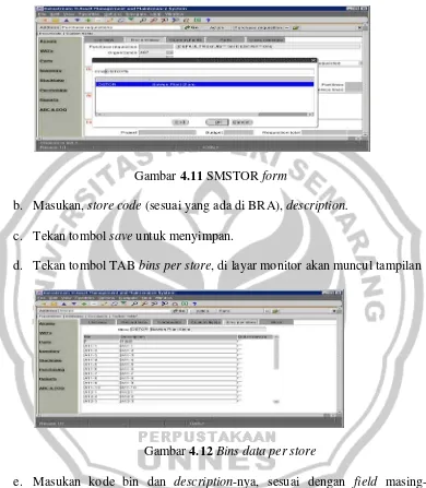 Gambar 4.11 SMSTOR form 