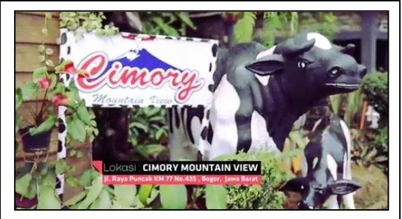 Gambar 3. Papan Nama Cimory Mountain View 