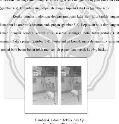 Gambar 4. a dan b Teknik Lay Up 