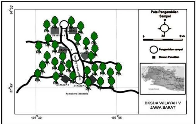 Gambar 2.  Lokasi Penelitian (Sumber : BKSDA Wilayah V Jawa Barat) 
