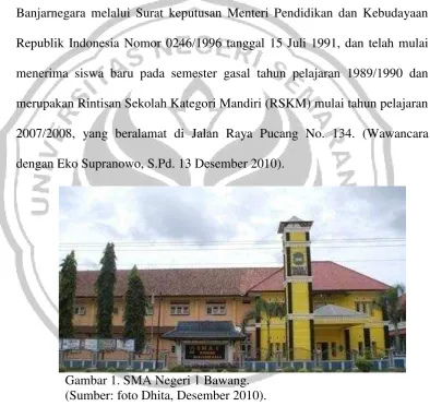 Gambar 1. SMA Negeri 1 Bawang. 