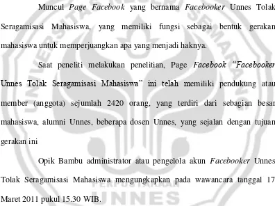 Gambar 8. Tampilan Halaman Akun Facebook Bambang Malang  (Sumber: www.facebook.com. Akun Bambang Malang  8 Maret 2011) 