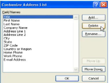 Gambar 2.29 Tampilan Customize address list 