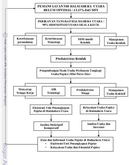 Gambar 1  Kerangka pemikiran penelitian. 