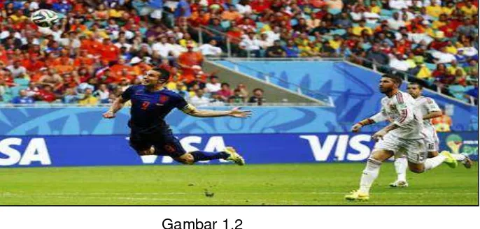Gambar 1.1 Gol Lewandowski ke Gawang Yunani pada Euro 2012 