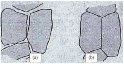 Gambar 5. Prinsip sintering (a) sebelum sintering, (b) setelah sintering