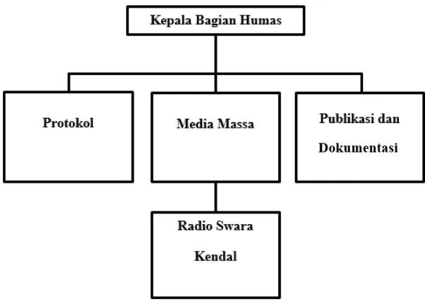 Gambar 7 Struktur organisasi humas Kabupaten Kendal 