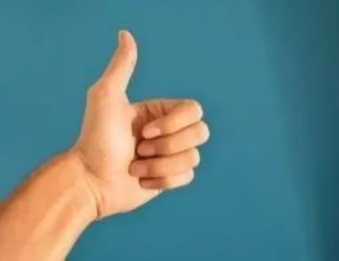 Gambar 2.10. Ibu jari tangan digunakan untuk melakukan gerakan  