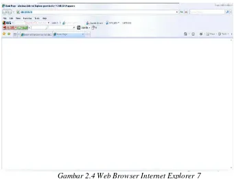 Gambar 2.4 Web Browser Internet Explorer 7 