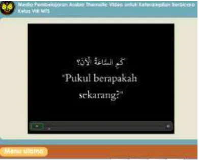 Gambar 4.7 Tampilan menu video percakapan 
