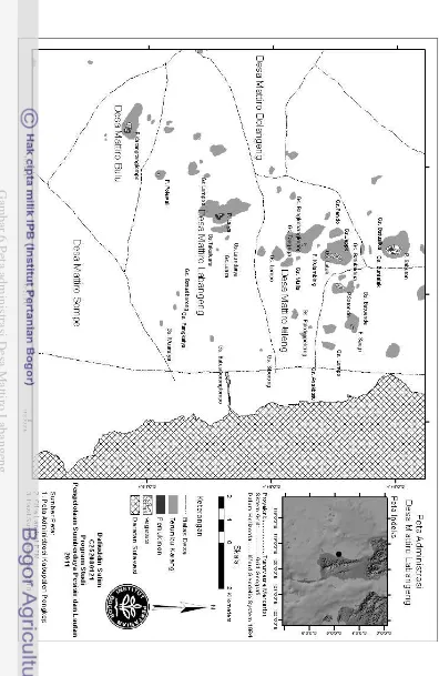 Gambar 6 Peta administrasi Desa Mattiro Labangeng. 