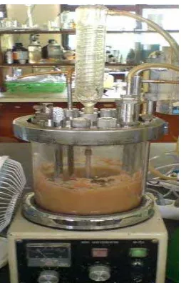 Gambar 3. Penampang bioreaktor berkapasitas 2 liter. 