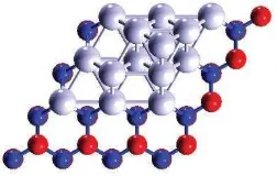 Gambar 1  Struktur kristal hidroksiapatit.                       (http://www.msm.cam.ac.uk) 