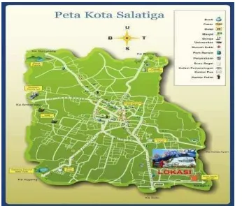Gambar 3.1 Peta Wisata Kota Salatiga 