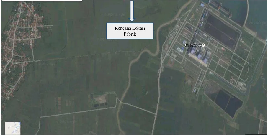 Gambar 1.4. Google Maps Lokasi Pabrik Google Maps -2016 