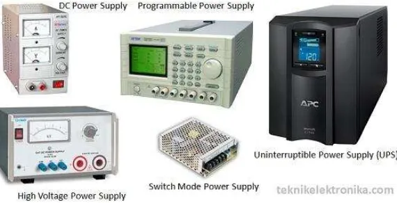 Gambar 1. Jenis-jenis power supply 