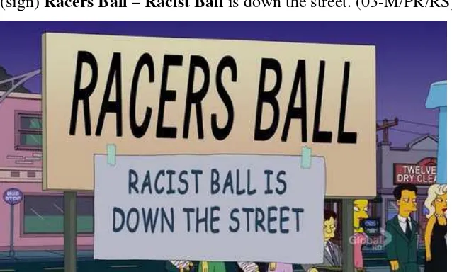 Figure 4. Sign of Springfield Racers’ Ball 