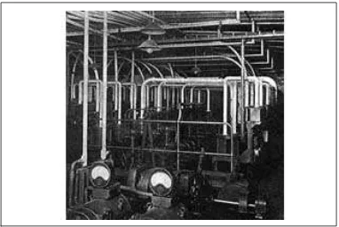 Figure 2.2: The automatic switch room for the London Street Tube System (MacGregor, 