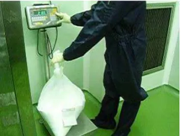 Figure 2.3: Dispensing Raw Material   