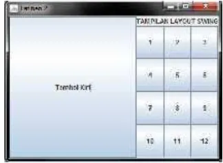 Gambar 2. 5 T5 Tampilan Aplikasi Swing GUI yang dibuat