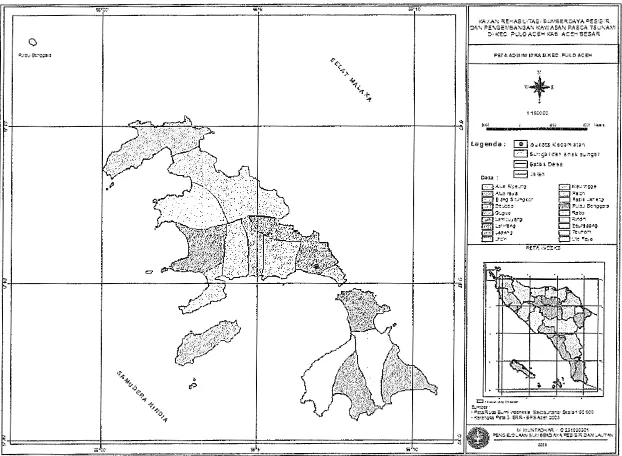 Gambar 2 Wilayah Administrasi Kecamatan Pulo Aceh 