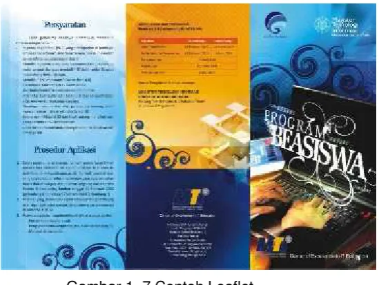 Gambar 1. 7 Contoh Leaflet