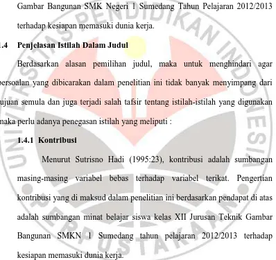 Gambar Bangunan SMK Negeri 1 Sumedang Tahun Pelajaran 2012/2013 