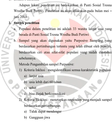 Gambaran Depresi Pada Wanita Lanjut Usia Di Panti Sosial Tresna Wredha Budi Pertiwi  Universitas Pendidikan Indonesia |repository.upi.edu| perpustakaan.upi.edu 