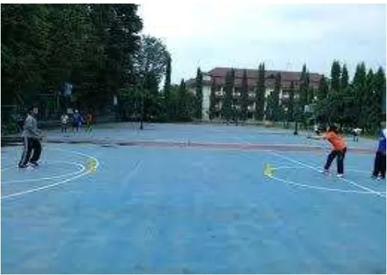 Gambar. 5 Lapangan Bola Basket 