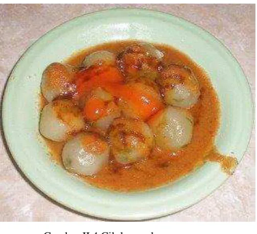 Gambar II.4 Cilok saus kacang 