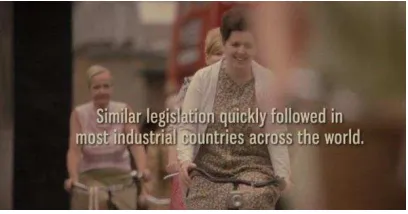 Figure 3. The scene that shows the Equal Pay Act become law. 