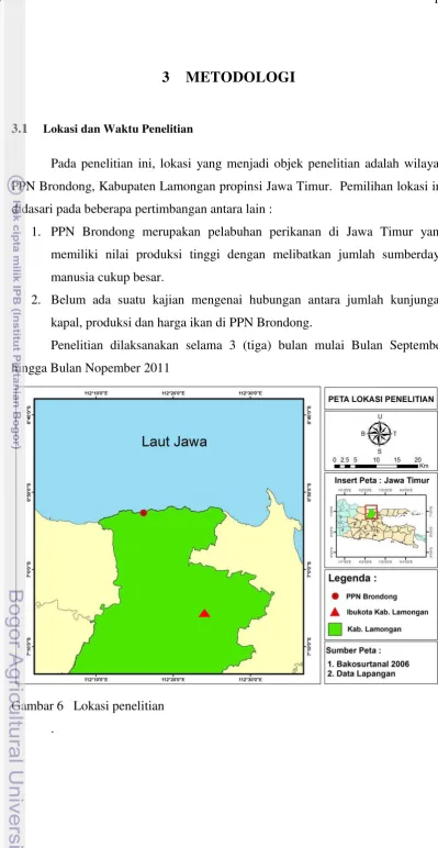Gambar 6   Lokasi penelitian  