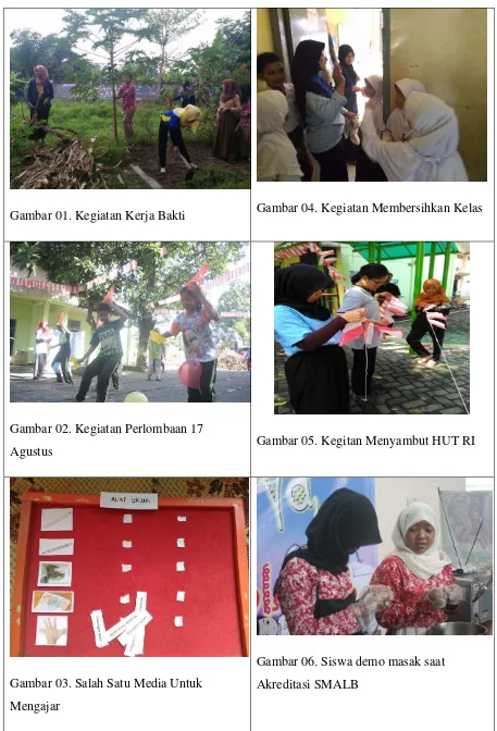 Gambar 04. Kegiatan Membersihkan Kelas 