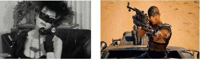 gambar Kedua, adalah film Mad Max Fury Road  tahun 2015,  sosok hero 