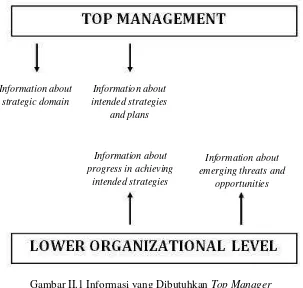 Gambar II.1 Informasi yang Dibutuhkan Top Manager