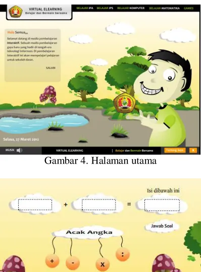 Gambar 4. Halaman utama  