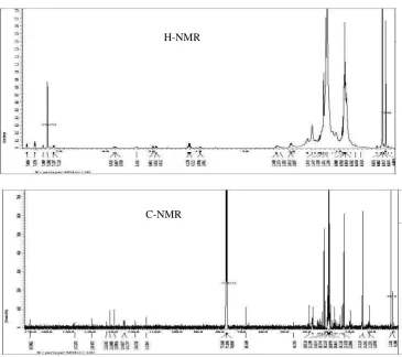 Figure 5  H- and C- NMR spectrum of  BK 
