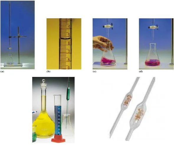 Gambar 9.1  Perangkat titrasi asam basa 
