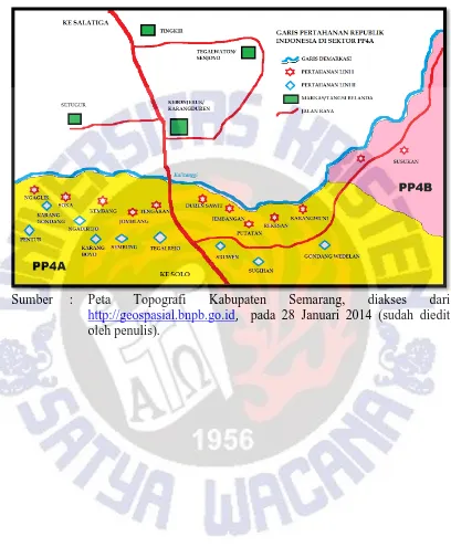 Gambar 1  Sumber     : Peta Topografi Kabupaten Semarang, diakses dari 