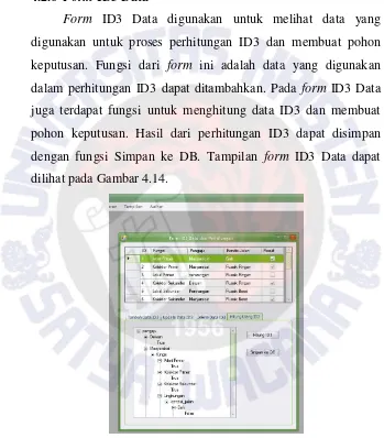 Gambar 4.14. Tampilan Form ID3 Data 