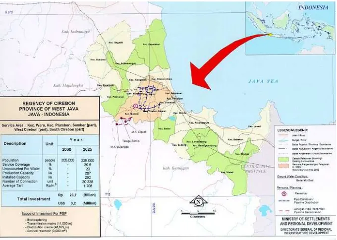 Gambar 3. Peta Kabupaten Cirebon 