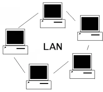 Gambar 2.4 Jaringan Local Area Network (LAN) 