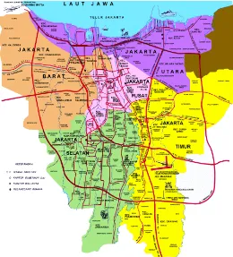 Gambar 4.2 Peta DKI Jakarta 