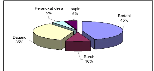 Gambar 1. Proporsi pekerjaan responden. 