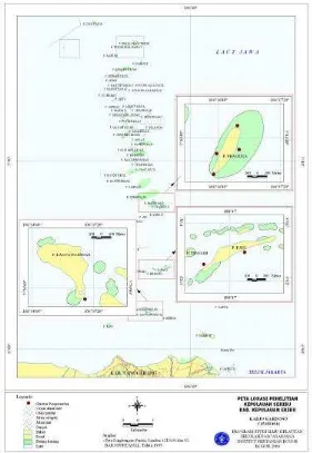 Gambar 5 Lokasi penelitian di Kepulauan Seribu, DKI Jakarta 