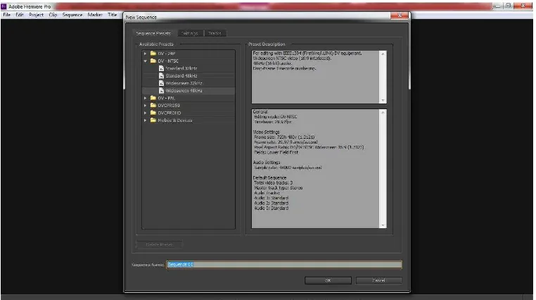 Gambar IV.4 Membuka Software Adobe premier Pro Cs6 