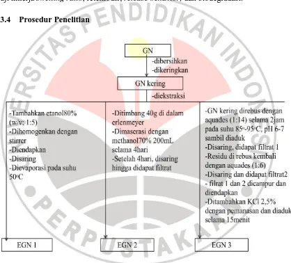 Gambar 3.1 Bagan Alir Preparasi EGN